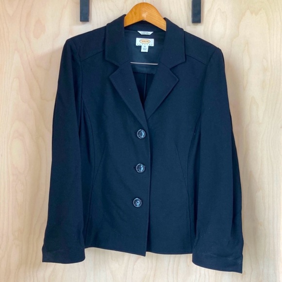 Vintage Talbots Italian Fabric Blazer Jacket 16 P - Picture 1 of 4